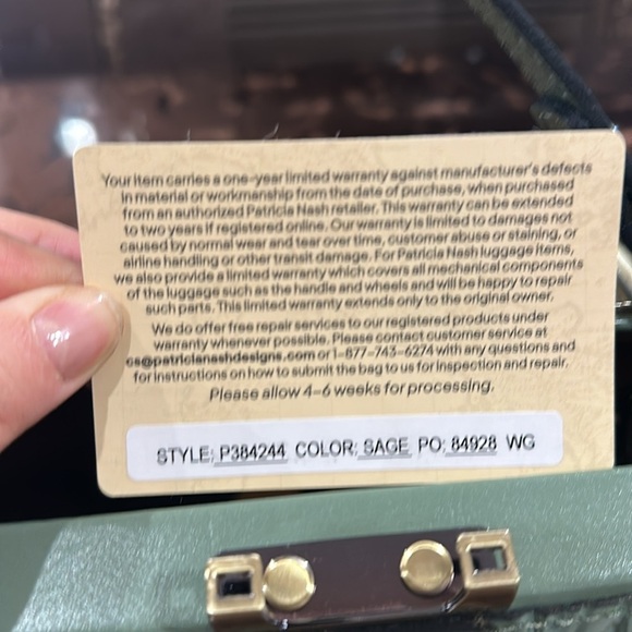 Patricia Nash Handbag Satchel SAGE Gracchi Frame Tooled Leather Long Strap - Picture 5 of 12